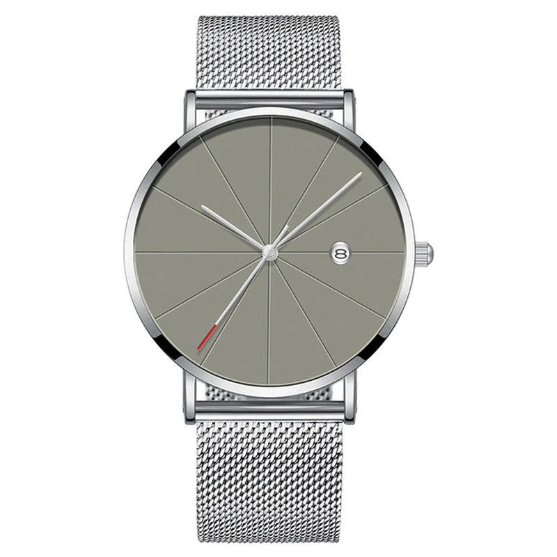 2019 Luxury Business Men Watches Men Gold Watches Ultra Thin Mens Watches Stainless Steel Mesh Belt Quartz Watch Horloge Mannen